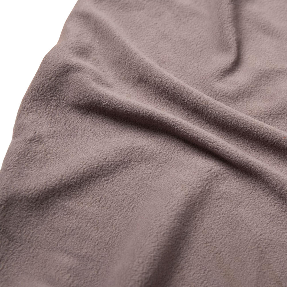 Knitting fleece sleek with 100% polyester,100D, 140g/m², customized color, continuous dyeing